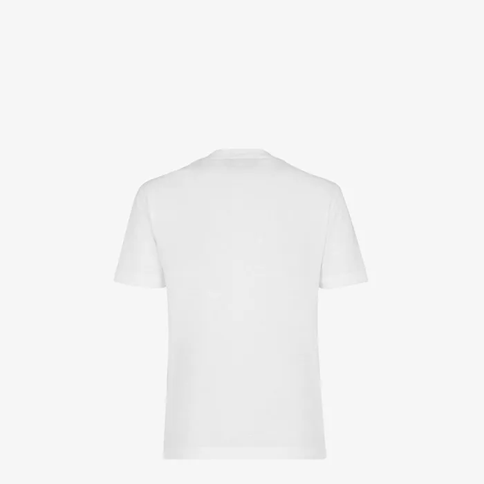 Fendi Tshirts and Sweatshirts TShirt White Cotton Tshirt 8211 Women