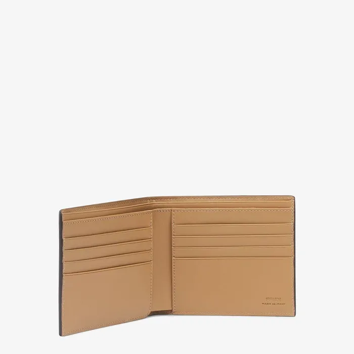 Fendi Wallets Fendi Diagonal Wallet Brown Fabric Bifold 8211 Men