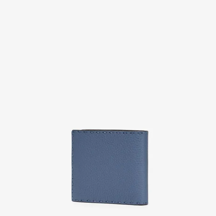 Fendi Wallets Selleria Wallet Selleria Bifold Wallet In Light Blue Leather 8211 Men