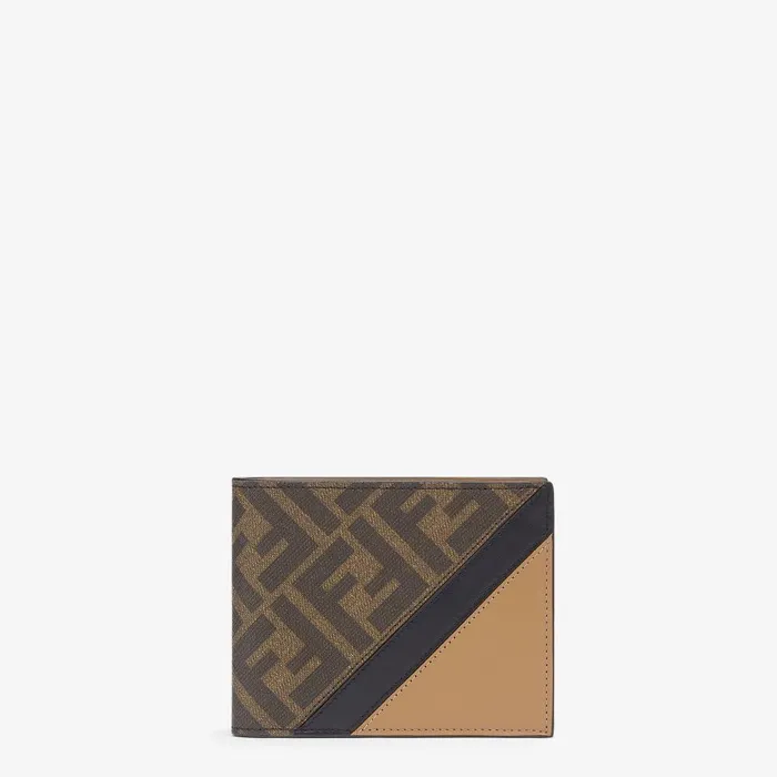 Fendi Wallets Wallet Brown Fabric Bifold 8211 Men