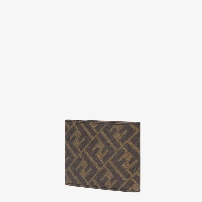 Fendi Wallets Wallet Brown Fabric Bifold 8211 Men