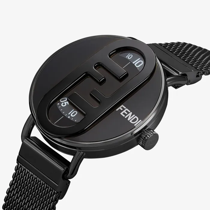 Fendi Watches O039Lock Round 42 Mm 8211 Round Watch With OLock Logo 8211 Men