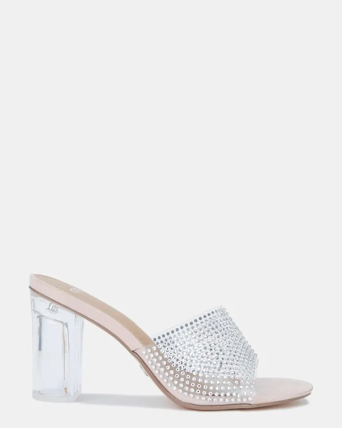 FERRAZ LUXE DIAMOND Block Heels Party NOVO Shoes Women