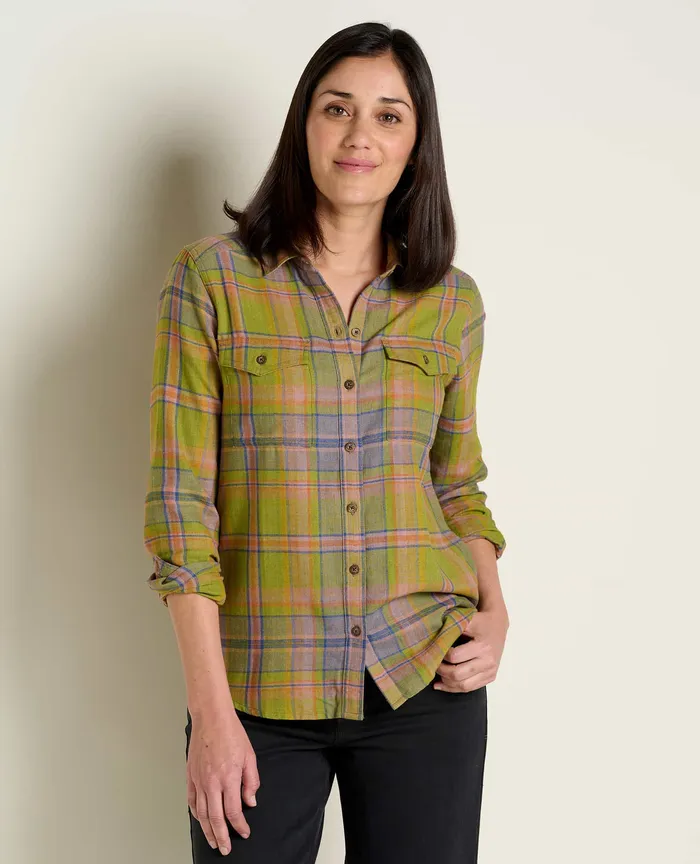 Flannels Women8217s ToadandCo ReForm Flannel Shirt Faded Lilac