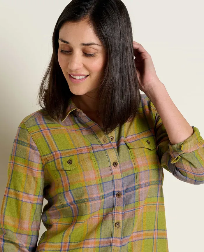 Flannels Women8217s ToadandCo ReForm Flannel Shirt Faded Lilac