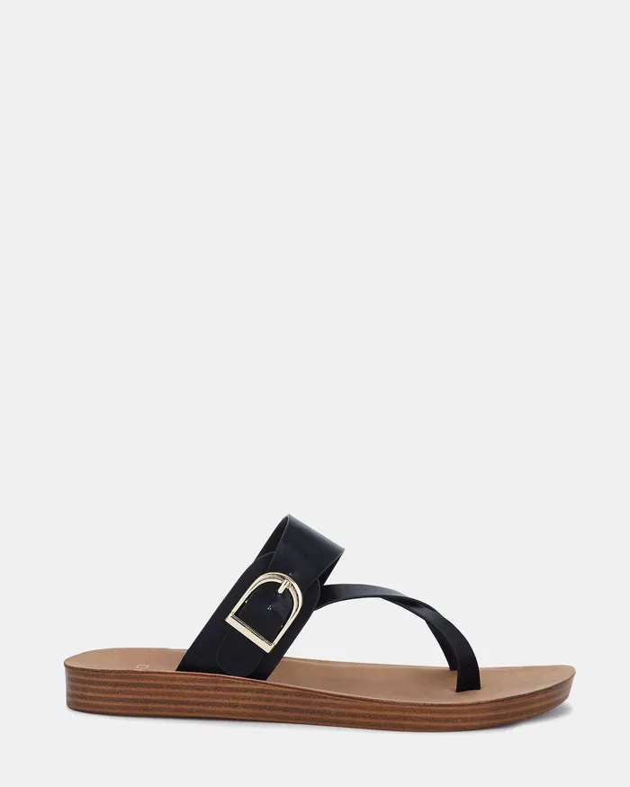 Flat Sandals Women NOVO Shoes SAMU BLACK