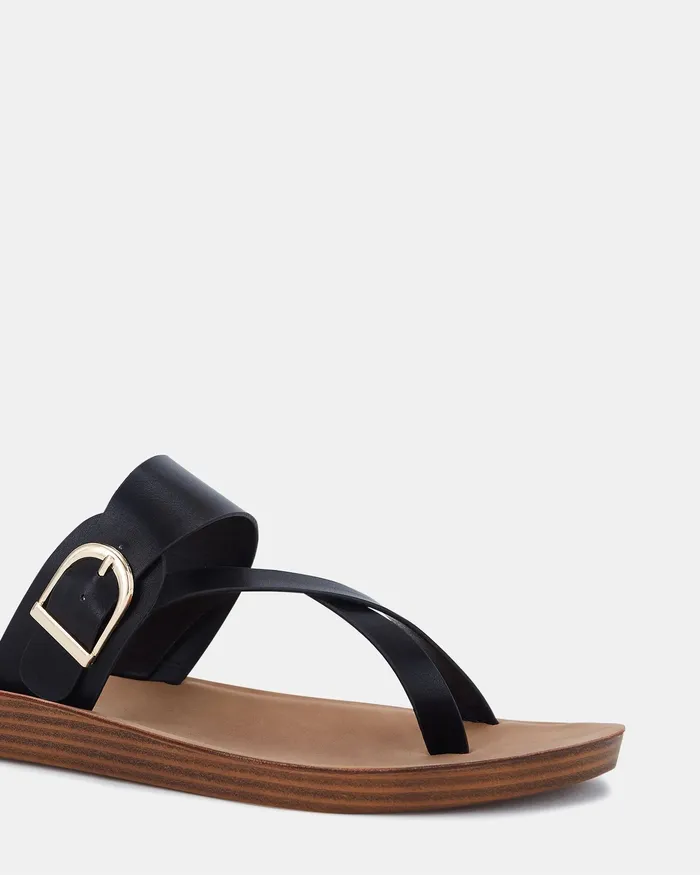 Flat Sandals Women NOVO Shoes SAMU BLACK