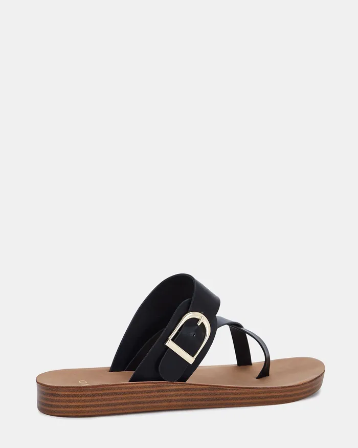 Flat Sandals Women NOVO Shoes SAMU BLACK