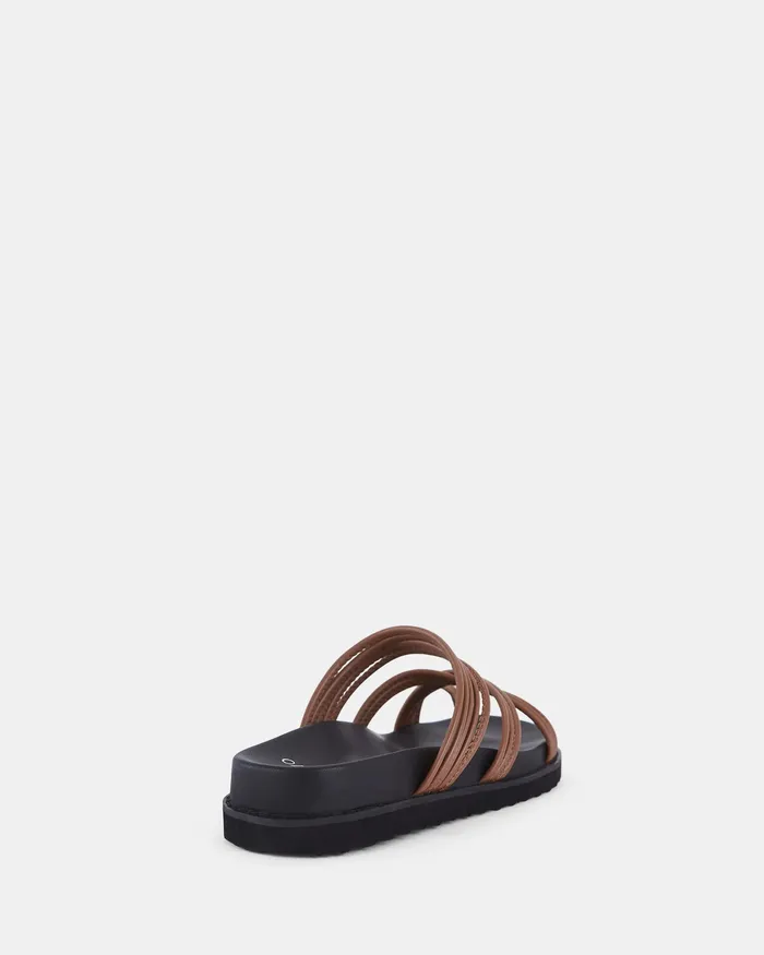 Flat Sandals Women SALICE CARAMEL Flatform NOVO Shoes