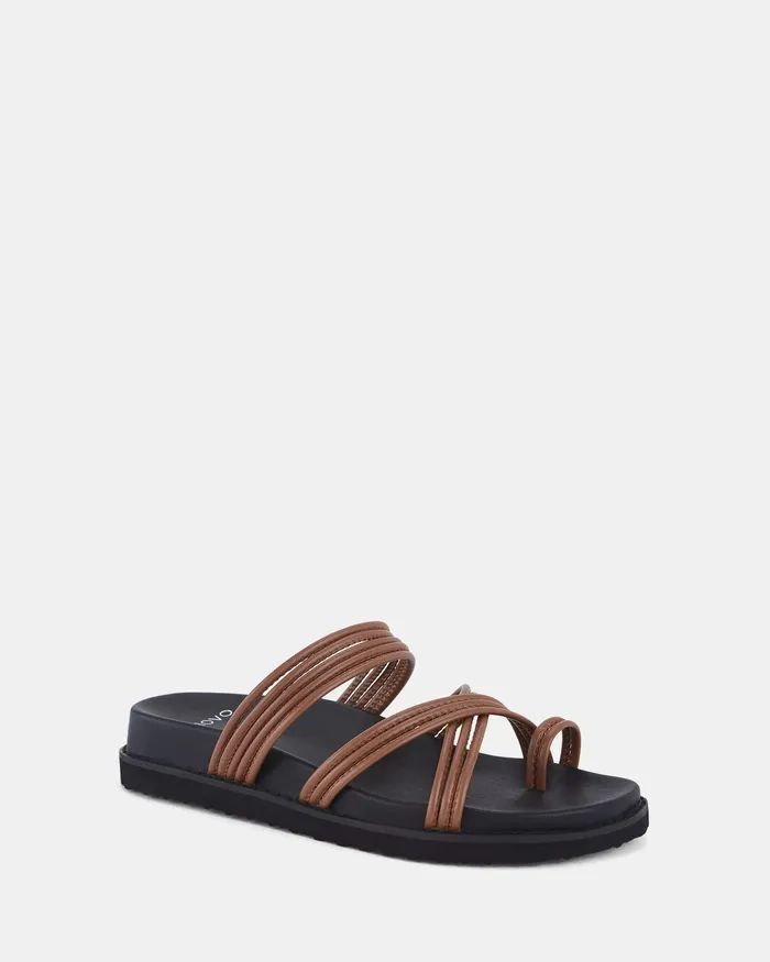 Flat Sandals Women SALICE CARAMEL Flatform NOVO Shoes