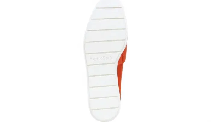 Flats Women Franco Sarto Franco Bonza Slip On Tangerine Suede
