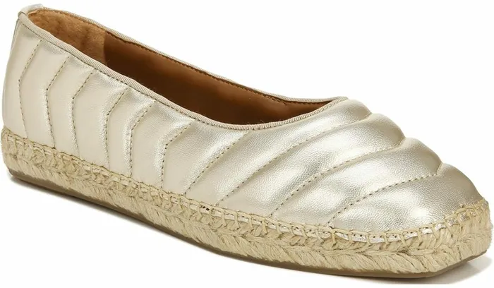 Flats Women Franco Sarto Franco Kiya Slip On Platino Leather