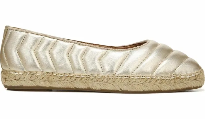 Flats Women Franco Sarto Franco Kiya Slip On Platino Leather
