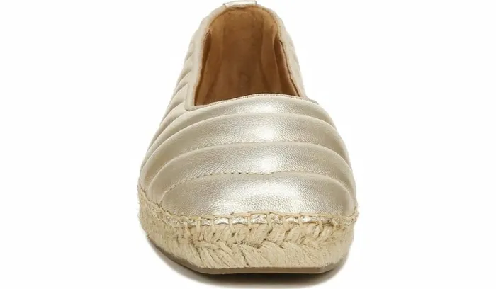 Flats Women Franco Sarto Franco Kiya Slip On Platino Leather