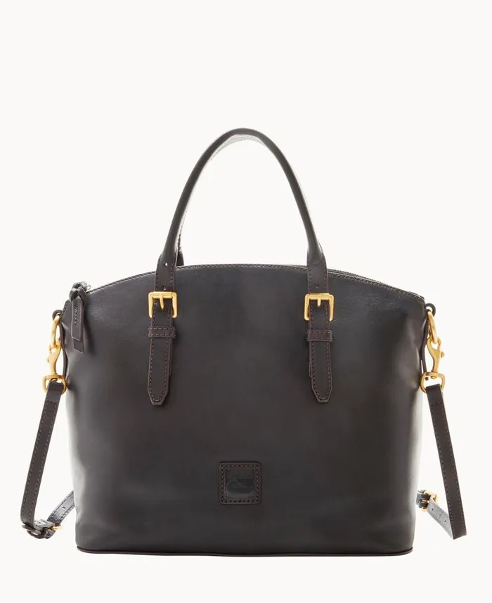 Florentine Domed Satchel Black Black Woman Dooney and Bourke Satchels