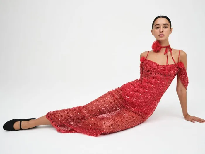 For Love and Lemons Dresses Amara Maxi Dress Red 8211 Women For Love and Lemons Dresses Amara Maxi Dress Red 8211 Women