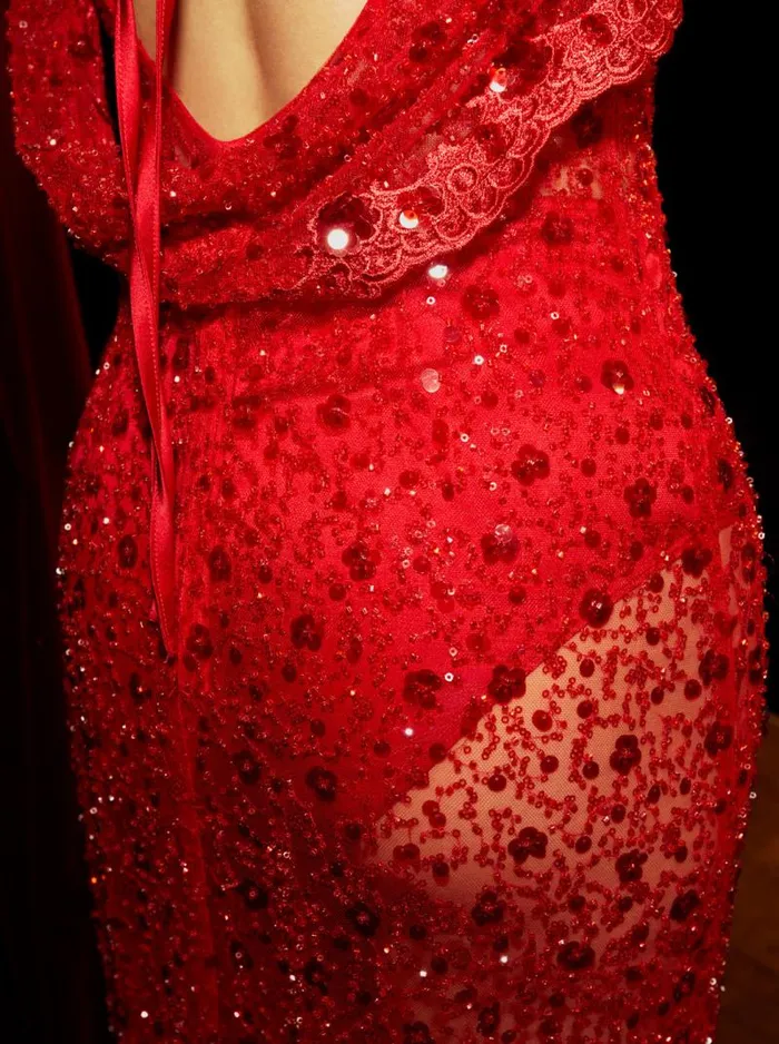 For Love and Lemons Dresses Amara Maxi Dress Red 8211 Women For Love and Lemons Dresses Amara Maxi Dress Red 8211 Women