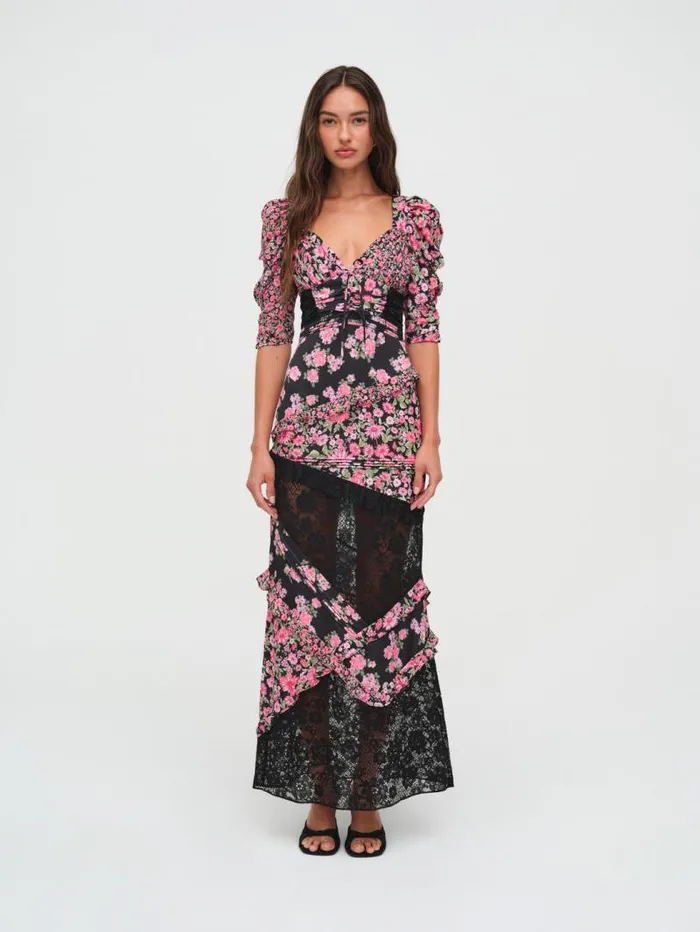 For Love and Lemons Dresses Emalyn Maxi Dress Black 8211 Women For Love and Lemons Dresses Emalyn Maxi Dress Black 8211 Women