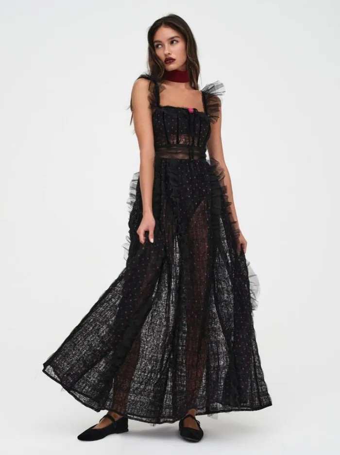 For Love and Lemons Dresses Janelle Maxi Dress Black 8211 Women