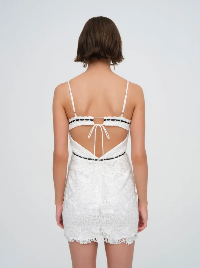 For Love and Lemons Dresses Josette Mini Dress White 8211 Women For Love and Lemons Dresses Josette Mini Dress White 8211 Women