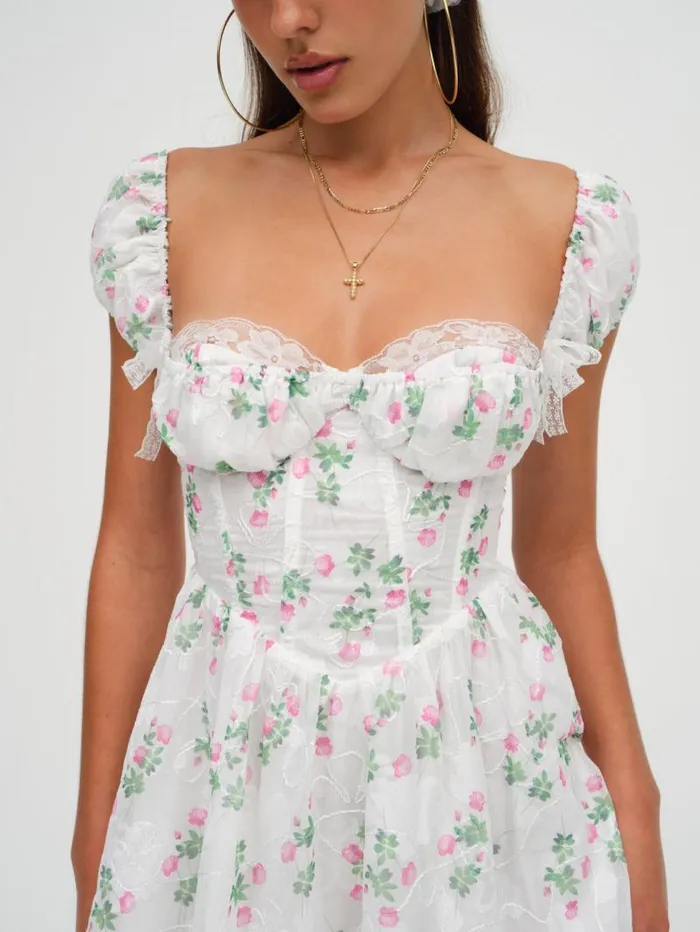 For Love and Lemons Dresses Remi Mini Dress White 8211 Women For Love and Lemons Dresses Remi Mini Dress White 8211 Women