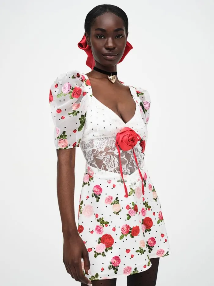 For Love and Lemons Dresses Wynter Mini Dress White 8211 Women