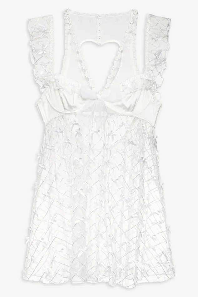 For Love and Lemons Lingerie Fiorella Slip Dress White 8211 Women For Love and Lemons Lingerie Fiorella Slip Dress White 8211 Women