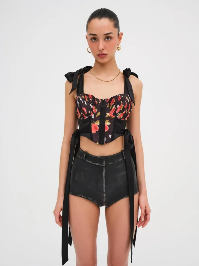 For Love and Lemons Tops Eugene Corset Top Black 8211 Women For Love and Lemons Tops Eugene Corset Top Black 8211 Women