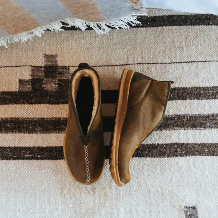 Forest Moc Chestnut Women Danner SlipOns and Chelseas