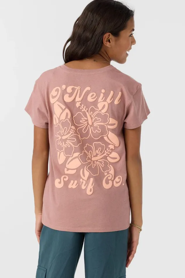 GIRL039S FLOWER DREAMZ TEE Burlwood Kids O039NEILL Girl039S Clothing