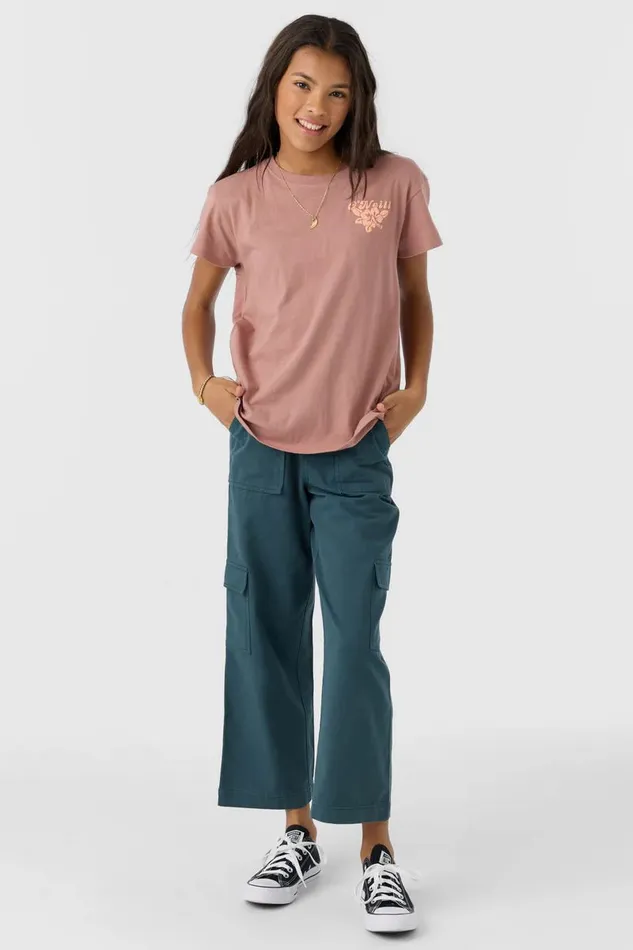 GIRL039S FLOWER DREAMZ TEE Burlwood Kids O039NEILL Girl039S Clothing