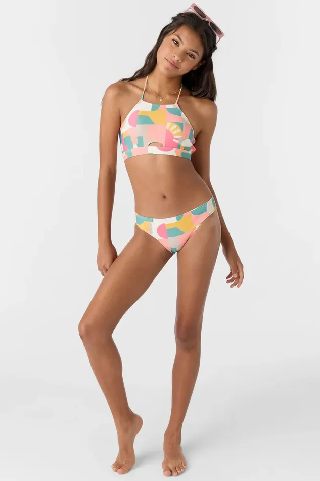 GIRL039S LISBON GEO PEEKABOO HIGH NECK SET Women O039NEILL Girl039S Swim
