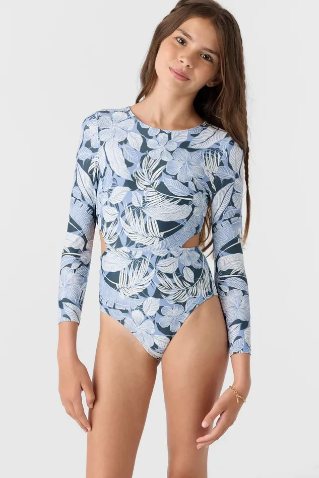 GIRL039S PALMETTO TROPICAL CUT OUT SURF SUIT Women O039NEILL Girl039S Swim