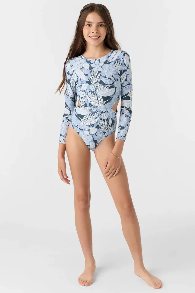 GIRL039S PALMETTO TROPICAL CUT OUT SURF SUIT Women O039NEILL Girl039S Swim
