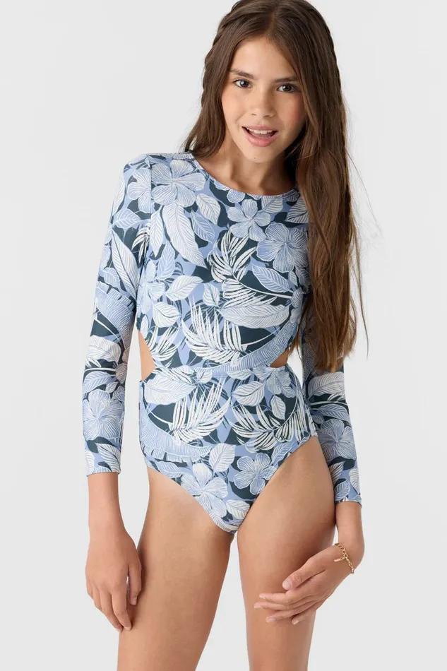 GIRL039S PALMETTO TROPICAL CUT OUT SURF SUIT Women O039NEILL Girl039S Swim