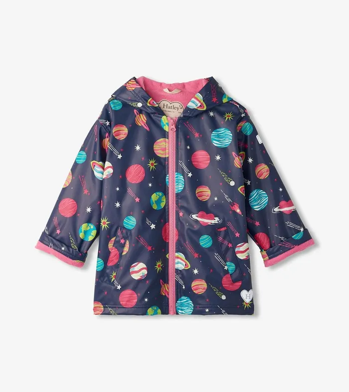 Girls Interstellar ZipUp Rain Jacket Hatley