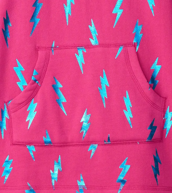 Girls Lightning Bolts Sweater Dress Hatley