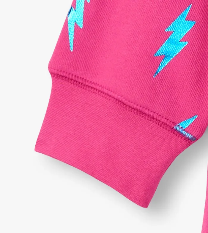 Girls Lightning Bolts Sweater Dress Hatley
