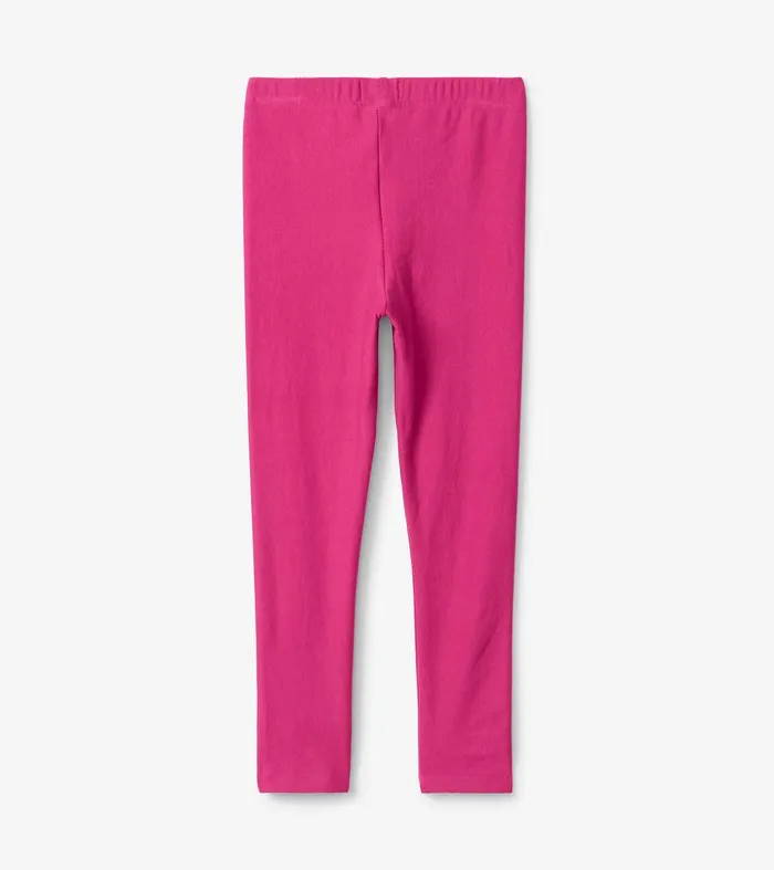 Girls Magenta Cozy Leggings Hatley