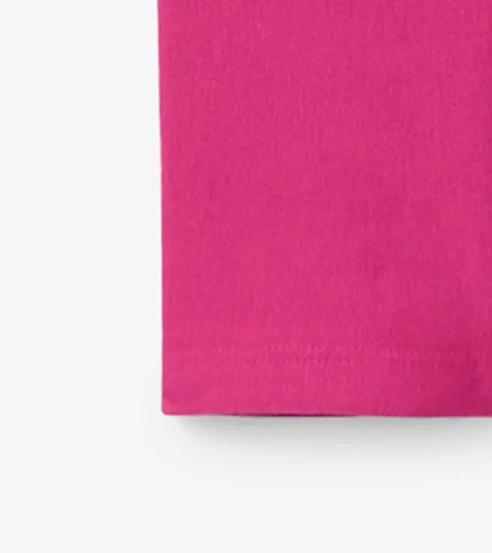 Girls Magenta Cozy Leggings Hatley