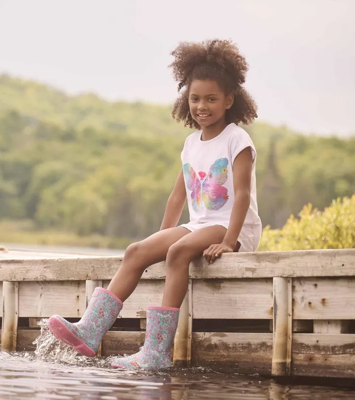 Girls Painted Butterfly Relaxed TShirt Hatley