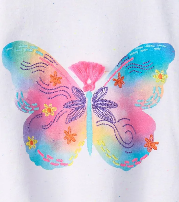 Girls Painted Butterfly Relaxed TShirt Hatley