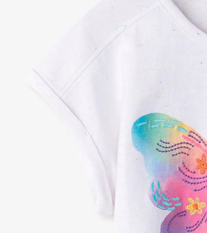 Girls Painted Butterfly Relaxed TShirt Hatley