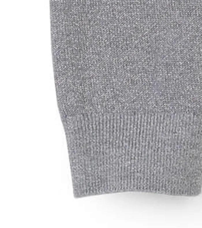 Girls Silver Shimmer Cable Knit Leggings Hatley