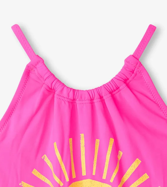 Girls Sunrise Gather Gathered Swimsuit Hatley