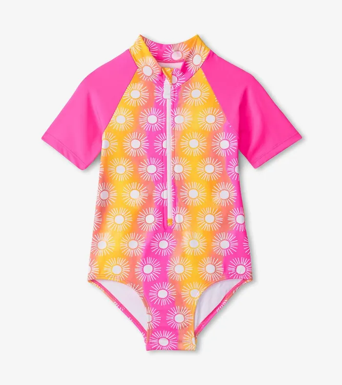 Girls Sunshine OnePiece Rashguard Hatley