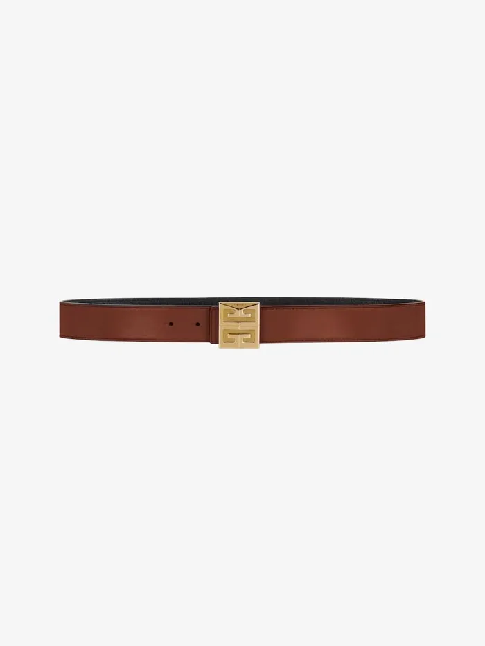 Givenchy 4G Reversible Belt In Leather Brownblack Men Belts Givenchy 4G Reversible Belt In Leather Brownblack Men Belts