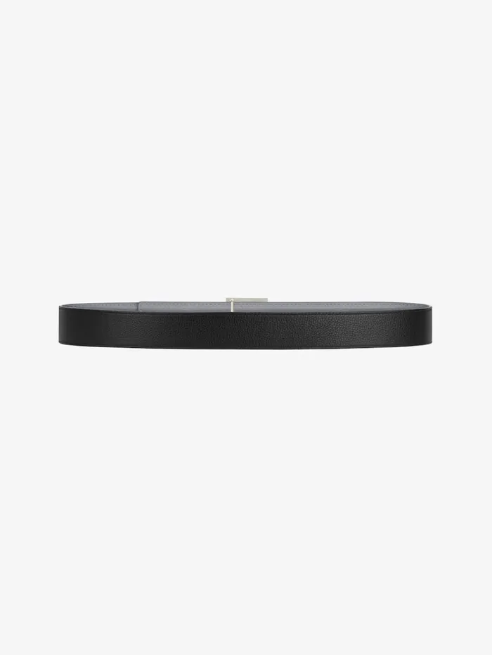 Givenchy 4G Reversible Belt In Micro 4G Leather Grey Mix Men Belts Givenchy 4G Reversible Belt In Micro 4G Leather Grey Mix Men Belts