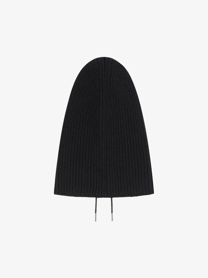 Givenchy Balaclava In Wool And Cashmere With 4G Detail Black Women Beanies and Caps Givenchy Balaclava In Wool And Cashmere With 4G Detail Black Women Beanies and Caps