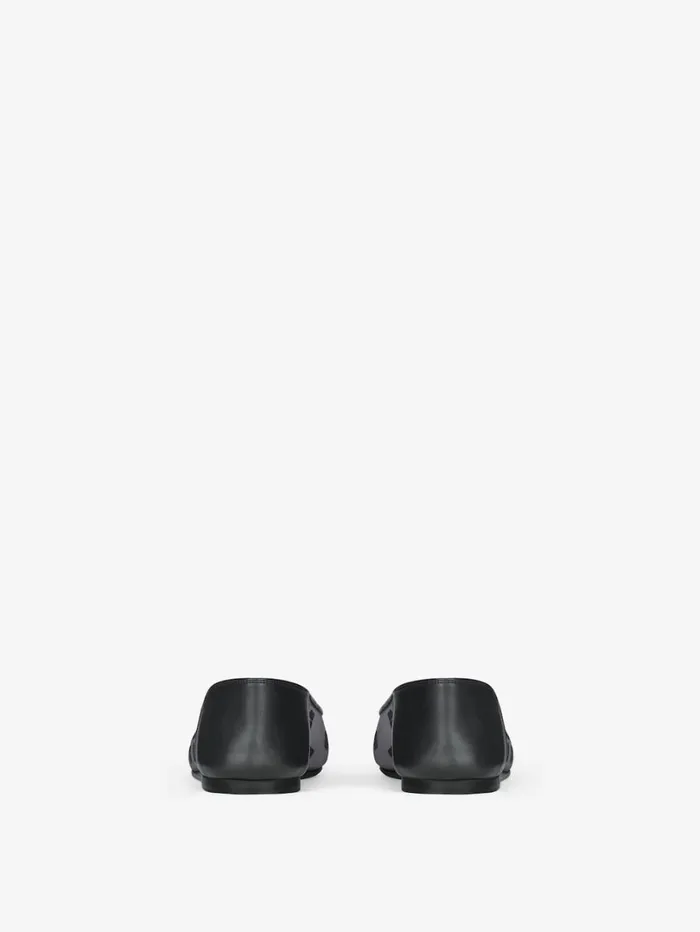 Givenchy Ballerina In 4G Mesh Black Women Slides and Sandals Givenchy Ballerina In 4G Mesh Black Women Slides and Sandals